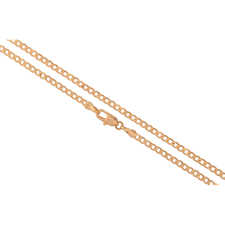 Ланцюжок Xuping колір Позолота 18K "Плетіння Панцирне" довжина 45см х 2.5мм фото №9 Ланцюжок Xuping колір Позолота 18K "Плетіння Панцирне" довжина 45см х 2.5мм фото №9