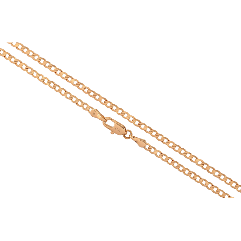 Ланцюжок Xuping колір Позолота 18K "Плетіння Панцирне" довжина 45см х 2.5мм фото №1