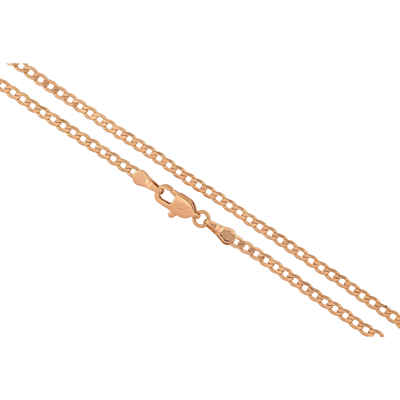 Цепочка Xuping цвет Позолота 18K "Плетение Панцирное" длинна 50см х 2.5мм фото №1