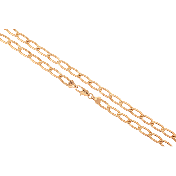 Ланцюжок Xuping колір Позолота 18K "Плетіння Панцирне" довжина 50см х 6мм фото №21 Ланцюжок Xuping колір Позолота 18K "Плетіння Панцирне" довжина 50см х 6мм фото №21