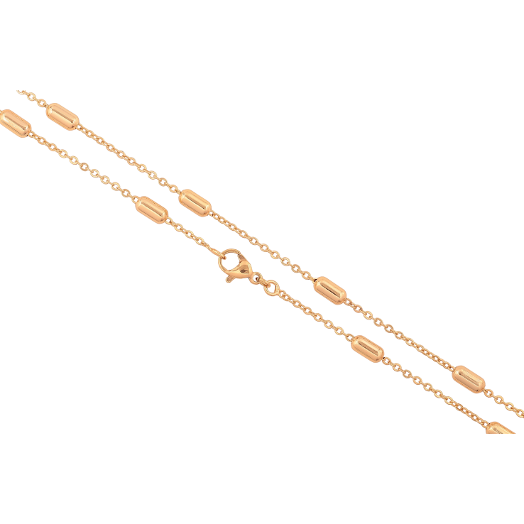 Ланцюжок Xuping колір Позолота 18K "Плетіння Якірне з намистинами" довжина 45см х 1.5-3.5мм фото №19 Ланцюжок Xuping колір Позолота 18K "Плетіння Якірне з намистинами" довжина 45см х 1.5-3.5мм фото №19