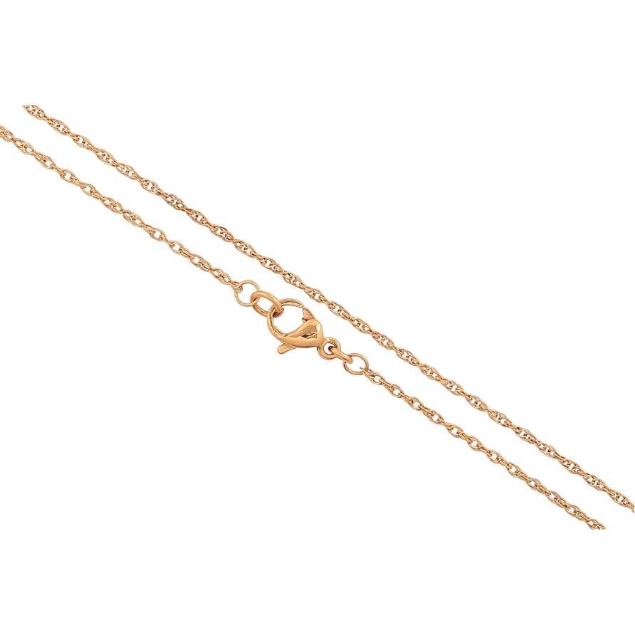 Ланцюжок Xuping колір Позолота 18K "Плетіння Кордове" довжина 46см х 1мм фото №1