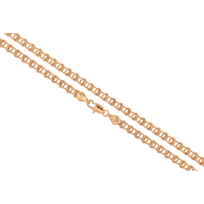 Ланцюжок Xuping колір Позолота 18K "Плетіння Вузол" довжина 50см х 5мм фото №1 Ланцюжок Xuping колір Позолота 18K "Плетіння Вузол" довжина 50см х 5мм фото №1