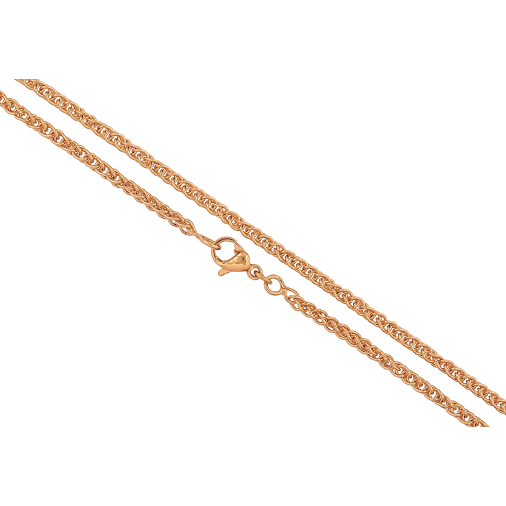 Ланцюжок Xuping колір Позолота 18K "Плетіння Колос" довжина 45см х 3мм фото №15 Ланцюжок Xuping колір Позолота 18K "Плетіння Колос" довжина 45см х 3мм фото №15