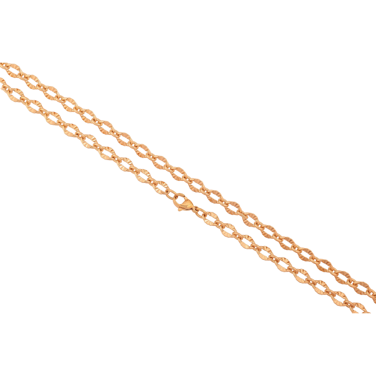 Ланцюжок Xuping колір Позолота 18K "Плетіння Фантазійне" довжина 50см х 6мм фото №25