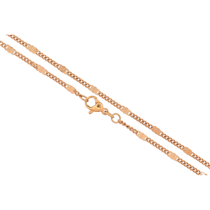 Ланцюжок Xuping колір Позолота 18K "Плетіння Панцирне з прокаткою" довжина 46см х 2мм фото №14 Ланцюжок Xuping колір Позолота 18K "Плетіння Панцирне з прокаткою" довжина 46см х 2мм фото №14