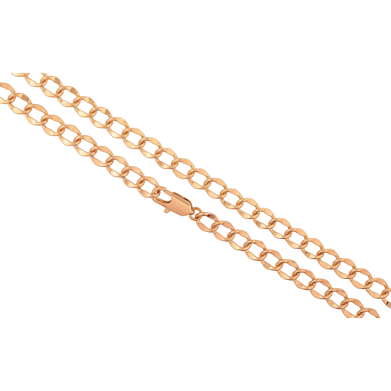 Цепочка Xuping цвет Позолота 18K "Плетение Панцирное" длинна 50см х 8мм фото №1