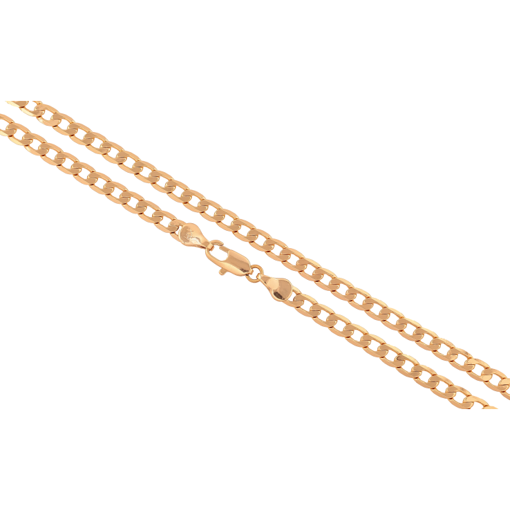 Ланцюжок Xuping колір Позолота 18K "Плетіння Панцирне" довжина 60см х 4.5мм фото №24