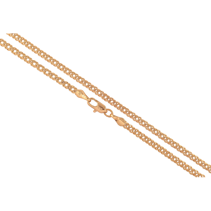 Цепочка Xuping цвет Позолота 18K "Плетение Двойной Ромб" длинна 50см х 3мм фото №7