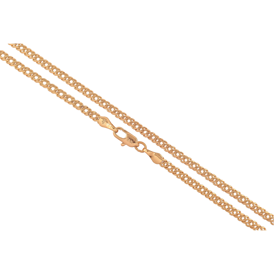 Цепочка Xuping цвет Позолота 18K "Плетение Двойной Ромб" длинна 50см х 3мм фото №1 Цепочка Xuping цвет Позолота 18K "Плетение Двойной Ромб" длинна 50см х 3мм фото №1