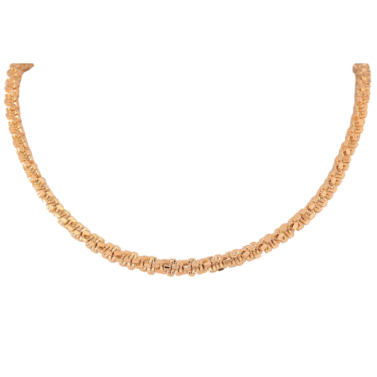 Ланцюжок Xuping колір Позолота 18K "Плетіння Кроча" довжина 51см х 4мм фото №20 Ланцюжок Xuping колір Позолота 18K "Плетіння Кроча" довжина 51см х 4мм фото №20