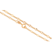 Ланцюжок Xuping колір Позолота 18K "Плетіння декоративне Фігаро" довжина 44см х 2-3мм фото №2