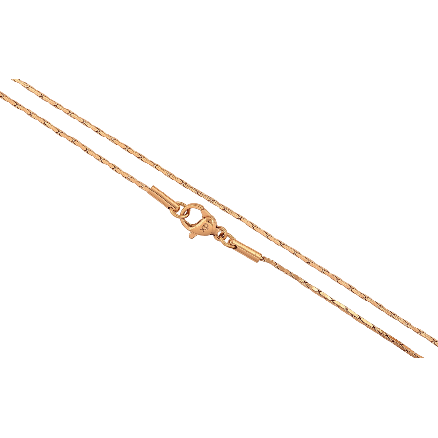 Цепочка Xuping цвет Позолота 18K "Плетение склоченное 4-х гранное" длинна 45см х 1.5мм фото №1 Цепочка Xuping цвет Позолота 18K "Плетение склоченное 4-х гранное" длинна 45см х 1.5мм фото №1