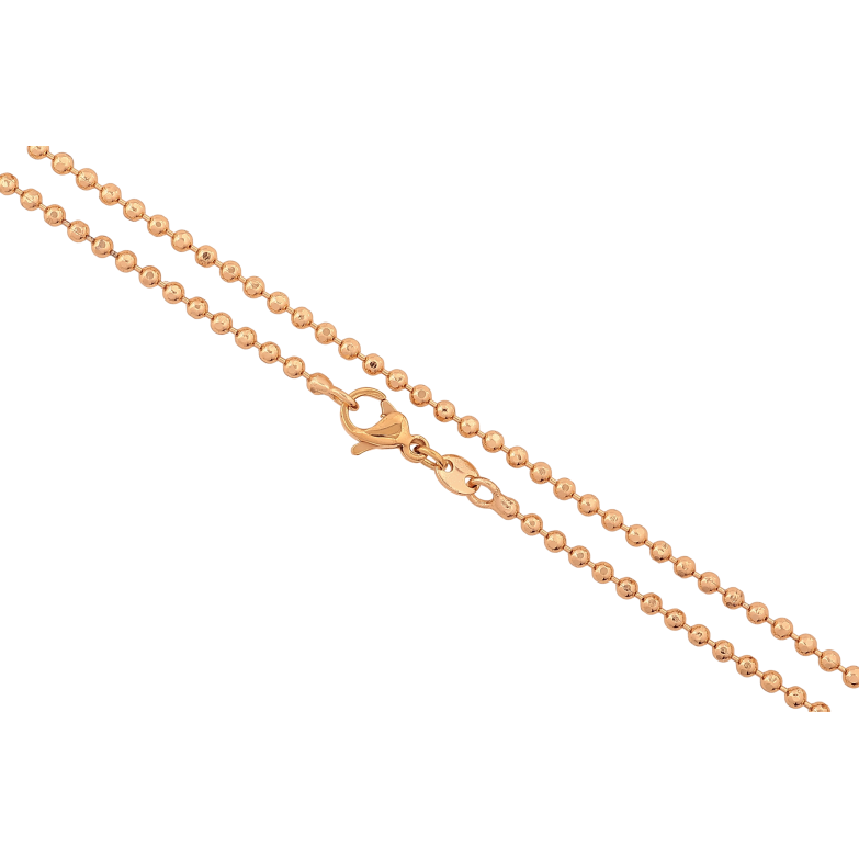 Цепочка Xuping цвет Позолота 18K "Плетение Перлина" длинна 45см х 2мм фото №8