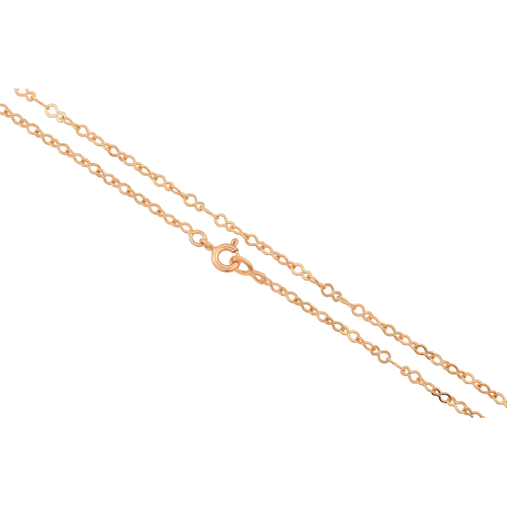 Ланцюжок Xuping колір Позолота 18K "Плетіння Вісімка" довжина 45см х 3мм фото №11 Ланцюжок Xuping колір Позолота 18K "Плетіння Вісімка" довжина 45см х 3мм фото №11