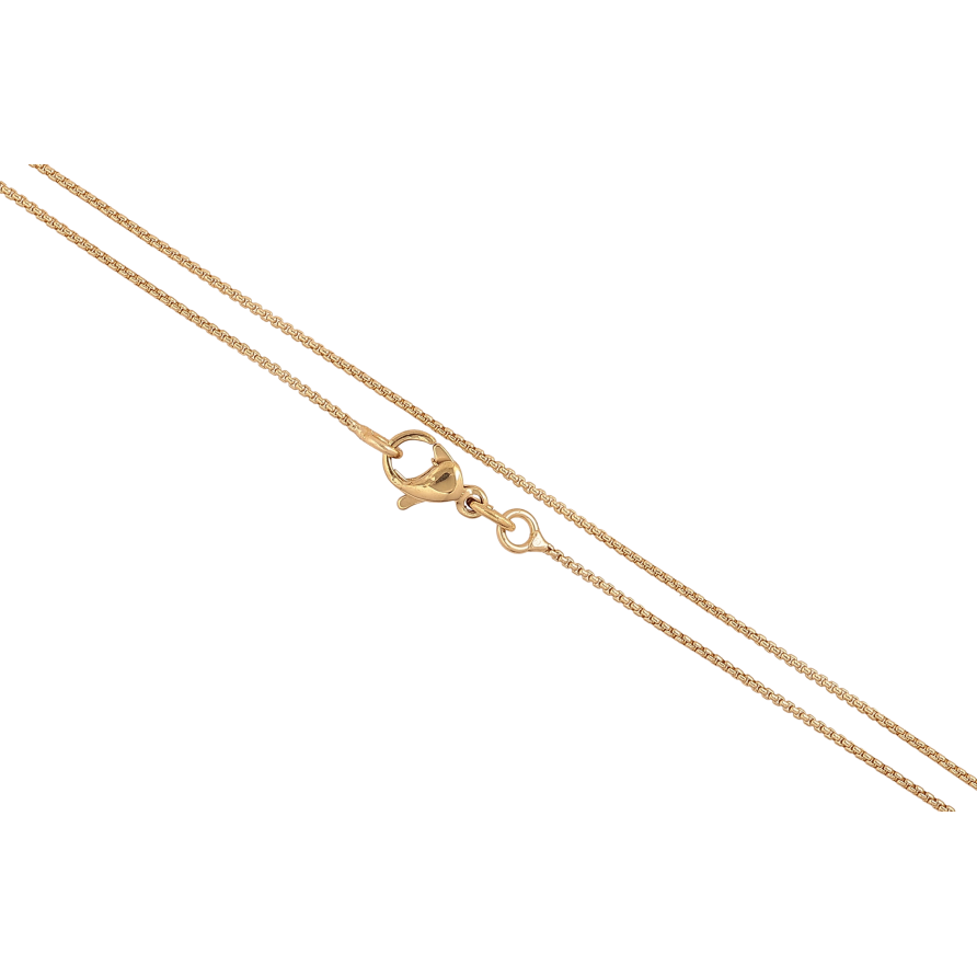 Ланцюжок Xuping колір Позолота 14K "Плетіння Венеціанське" довжина 47см х 1мм фото №1 Ланцюжок Xuping колір Позолота 14K "Плетіння Венеціанське" довжина 47см х 1мм фото №1