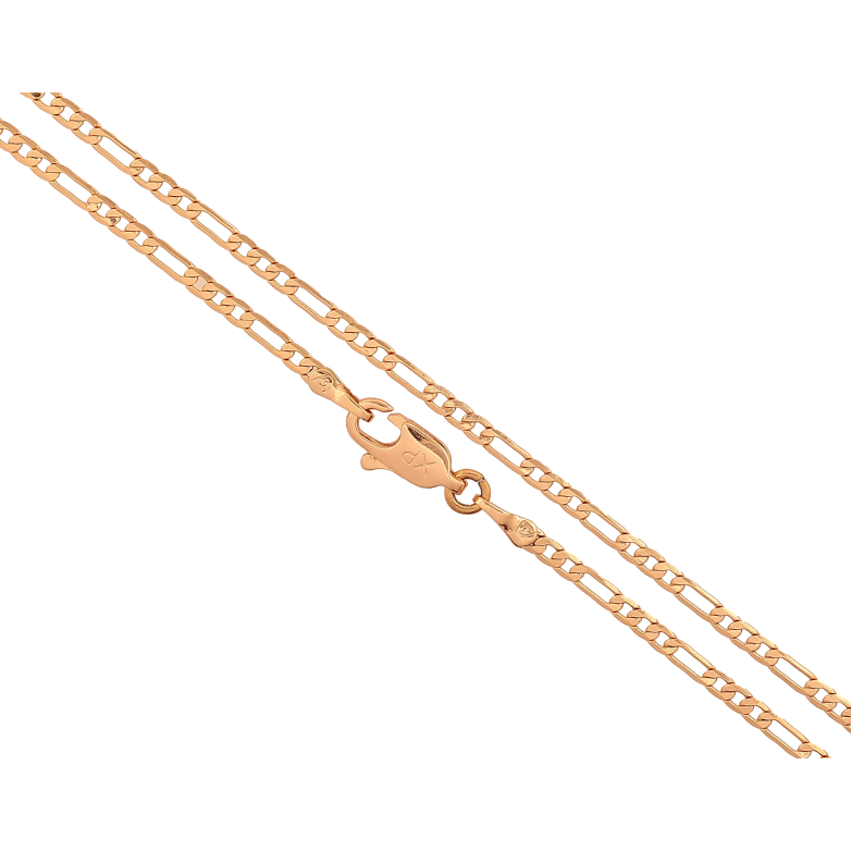 Ланцюжок Xuping колір Позолота 18K "Плетіння Фігаро" довжина 45см х 2мм фото №9 Ланцюжок Xuping колір Позолота 18K "Плетіння Фігаро" довжина 45см х 2мм фото №9