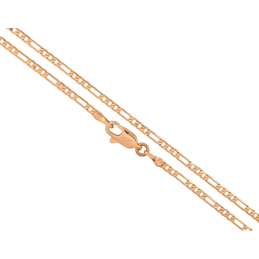 Ланцюжок Xuping колір Позолота 18K "Плетіння Фігаро" довжина 45см х 2мм фото №1