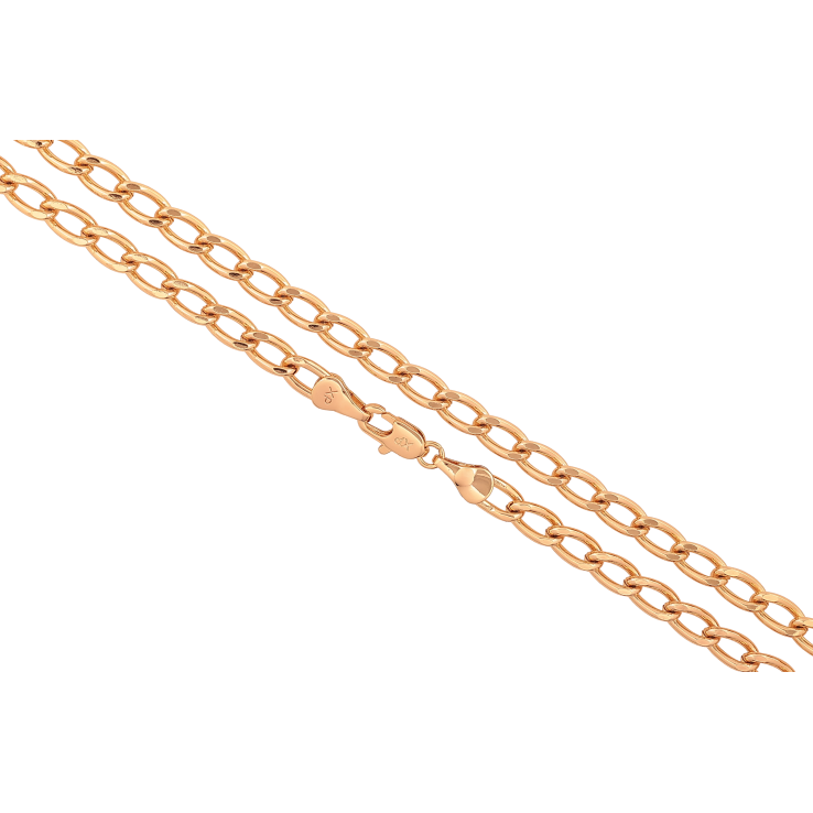 Ланцюжок Xuping колір Позолота 18K "Плетіння Панцирне" довжина 50см х 4мм фото №18 Ланцюжок Xuping колір Позолота 18K "Плетіння Панцирне" довжина 50см х 4мм фото №18