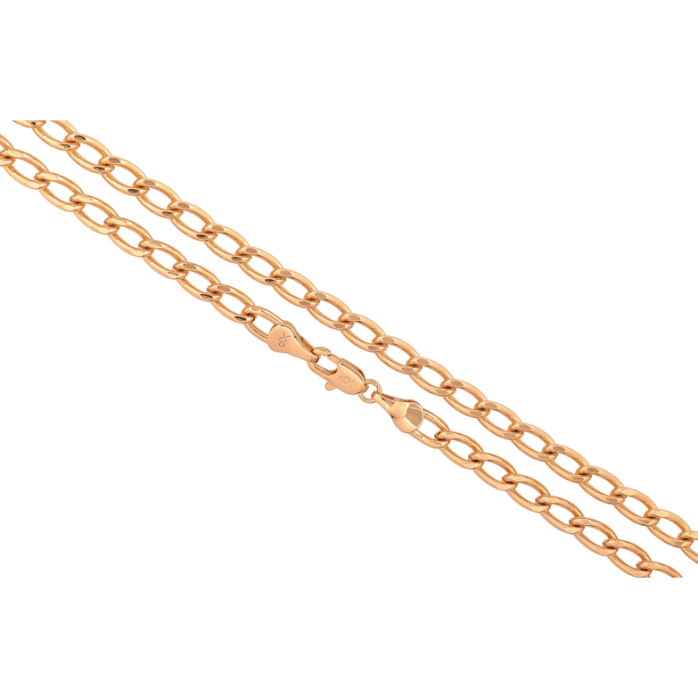 Ланцюжок Xuping колір Позолота 18K "Плетіння Панцирне" довжина 50см х 4мм фото №1