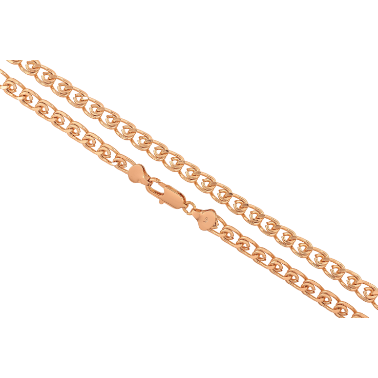 Ланцюжок Xuping колір Позолота 18K "Плетіння Лав" довжина 47см х 6мм фото №5 Ланцюжок Xuping колір Позолота 18K "Плетіння Лав" довжина 47см х 6мм фото №5