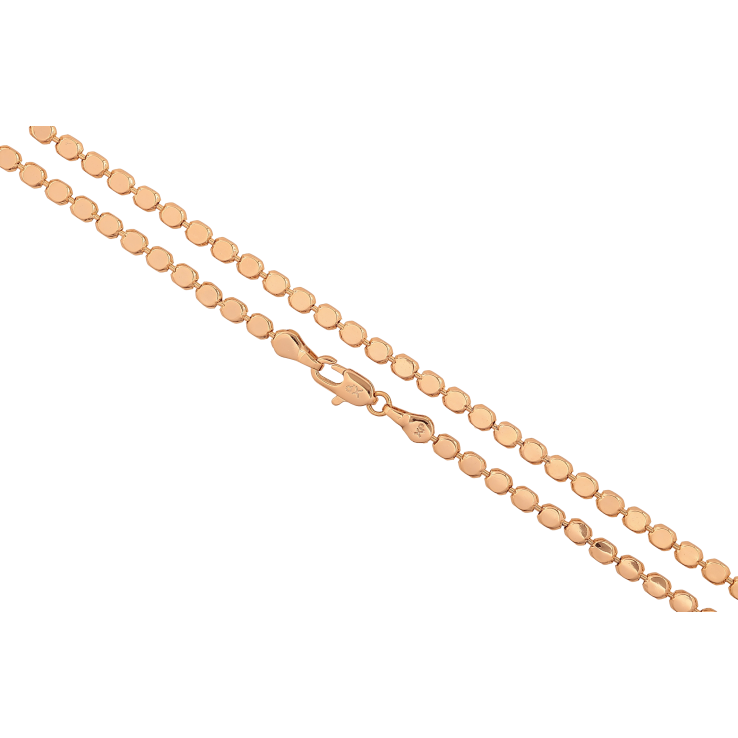 Ланцюжок Xuping колір Позолота 18K "Плетіння Перлина фантазійна" довжина 60см х 3мм фото №5 Ланцюжок Xuping колір Позолота 18K "Плетіння Перлина фантазійна" довжина 60см х 3мм фото №5