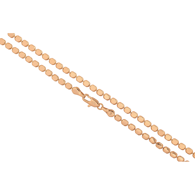 Ланцюжок Xuping колір Позолота 18K "Плетіння Перлина фантазійна" довжина 60см х 3мм фото №1