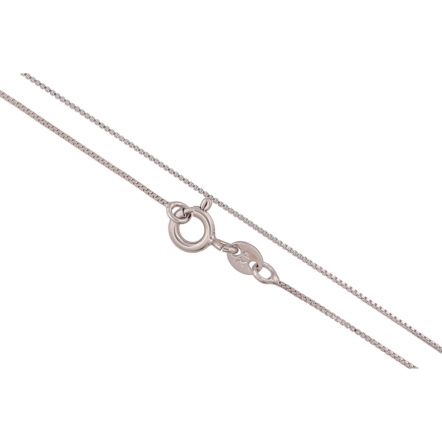 Цепочка Xuping цвет Родий "Плетение Венецианское" длина 45см х 1мм фото №1