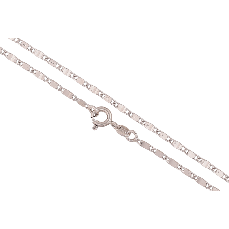 Ланцюжок Xuping колір Родій "Плетіння Морський ланцюг" довжина 50см х 2мм фото №2