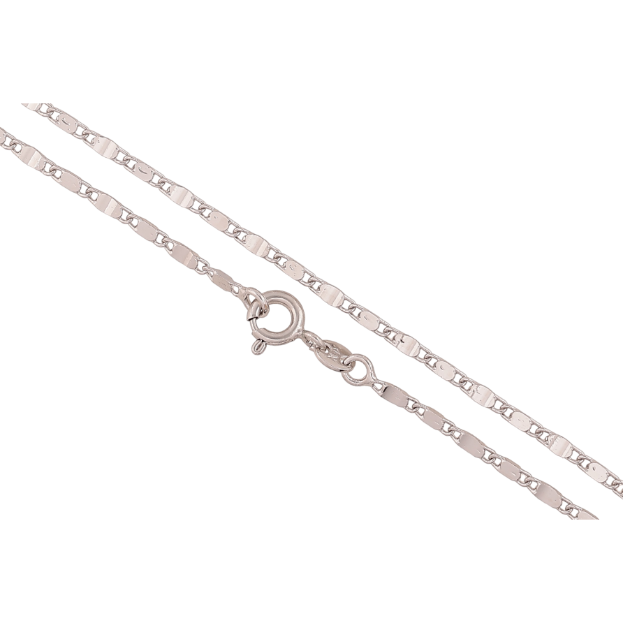 Ланцюжок Xuping колір Родій "Плетіння Морський ланцюг" довжина 50см х 2мм фото №1