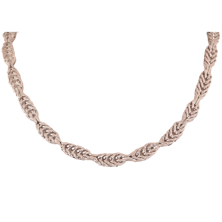 Ланцюжок Xuping колір Родій "Плетіння Фантазійне" довжина 51см х 6мм фото №17 Ланцюжок Xuping колір Родій "Плетіння Фантазійне" довжина 51см х 6мм фото №17