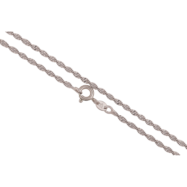 Цепочка Xuping цвет Родий "Плетение Супердиск" длина 45см х 2мм фото №7