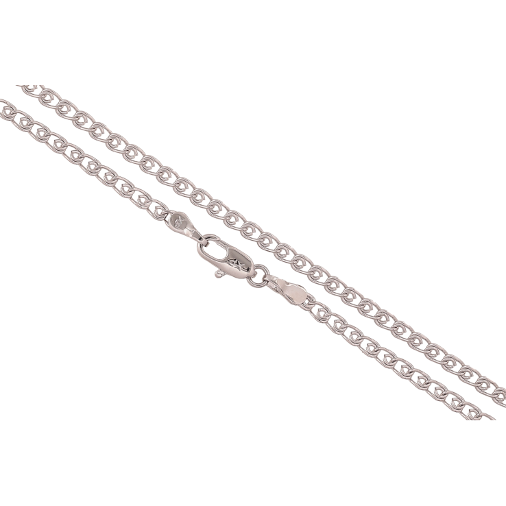 Цепочка Xuping цвет Родий "Плетение Лав" длина 50см х 3мм фото №10 Цепочка Xuping цвет Родий "Плетение Лав" длина 50см х 3мм фото №10