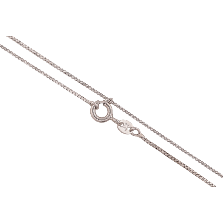 Ланцюжок Xuping колір Родій "Плетіння Венеціанське" довжина 46см х 1мм фото №6