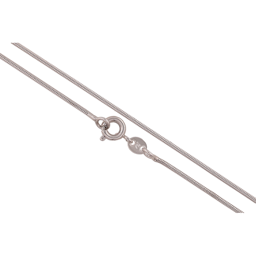 Ланцюжок Xuping колір Родій "Плетіння Ювелірний шнур" довжина 50см х 1мм фото №1 Ланцюжок Xuping колір Родій "Плетіння Ювелірний шнур" довжина 50см х 1мм фото №1