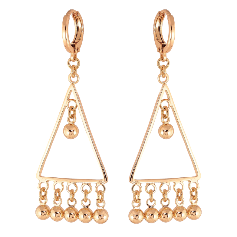 Сережки Xuping M&L колір 18K підвіски на колечках "Декоративні підвіски" фото №2