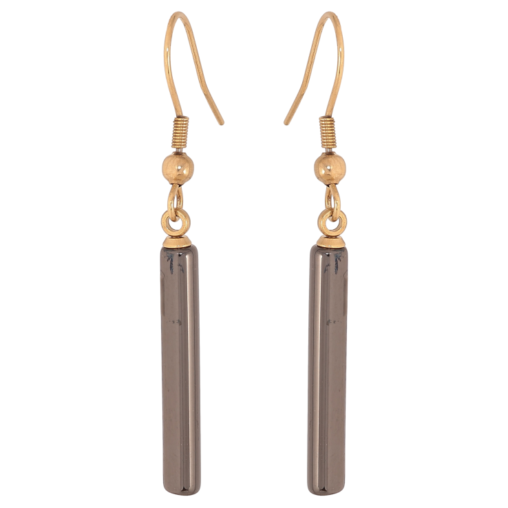 Сережки Xuping TTM Stainless Steel колір 14К французький замок "Чорні керамічні підвіски фото №12 Сережки Xuping TTM Stainless Steel колір 14К французький замок "Чорні керамічні підвіски фото №12