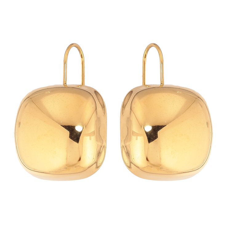 Сережки Xuping TTM Stainless Steel колір 14К французький замок "Об'ємні квадрати" фото №17 Сережки Xuping TTM Stainless Steel колір 14К французький замок "Об'ємні квадрати" фото №17