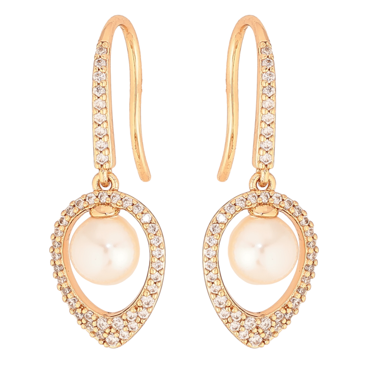 Сережки Xuping колір Позолота 18К французький замок "Підвіски з інкрустацією кристалами та перлинами" фото №22 Сережки Xuping колір Позолота 18К французький замок "Підвіски з інкрустацією кристалами та перлинами" фото №22