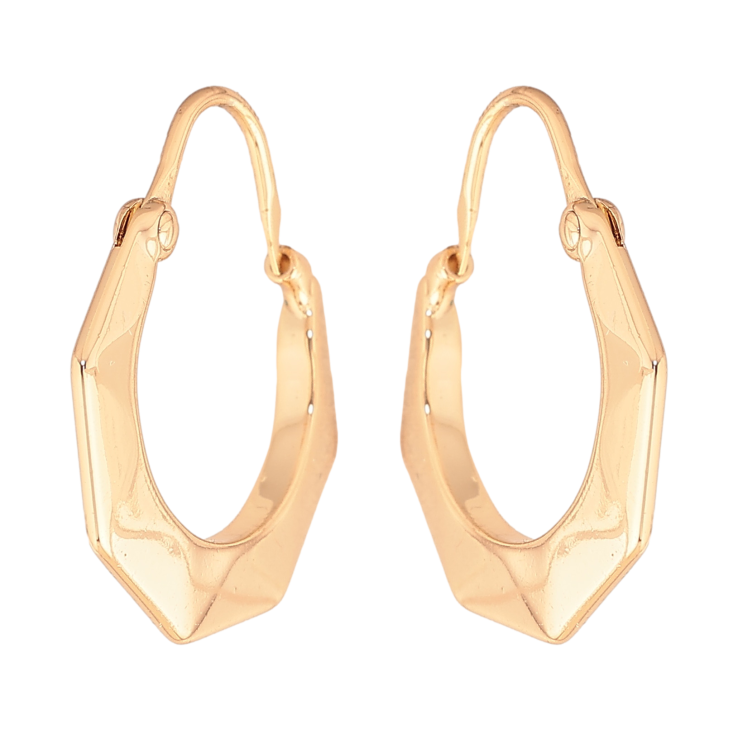 Сережки Xuping колір позолота 18K італійський замок декоративні ø 1.9см фото №5 Сережки Xuping колір позолота 18K італійський замок декоративні ø 1.9см фото №5