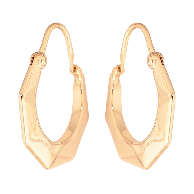 Сережки Xuping колір позолота 18K італійський замок декоративні ø 1.9см фото №4