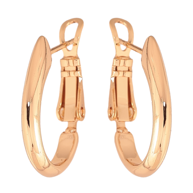 Серьги Xuping цвет позолота 18K итальянский замок декоративные фото №1 Серьги Xuping цвет позолота 18K итальянский замок декоративные фото №1