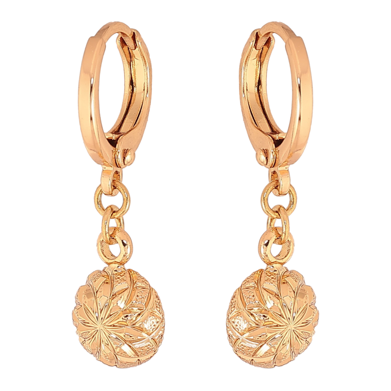 Серьги Xuping цвет Позолота 18К подвески на колечках "Декоративные подвески" фото №10