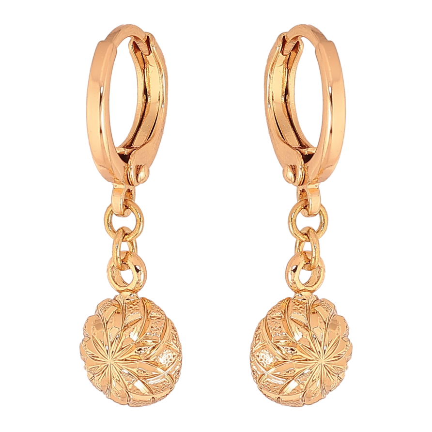 Сережки Xuping колір Позолота 18К підвіски на колечках "Декоративні підвіски" фото №1