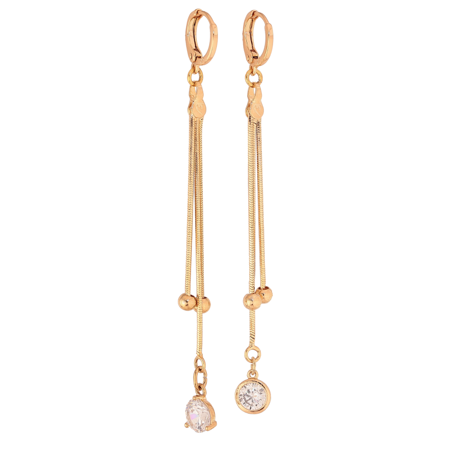 Сережки Xuping колір Позолота 18К підвіски на колечках "Кристальні підвіски" різна оправа у кристалів фото №1 Сережки Xuping колір Позолота 18К підвіски на колечках "Кристальні підвіски" різна оправа у кристалів фото №1