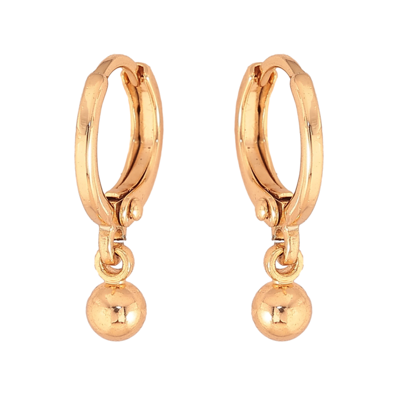 Серьги Xuping цвет Позолота 18К подвески на колечках "Шарики" ø 4мм фото №1 Серьги Xuping цвет Позолота 18К подвески на колечках "Шарики" ø 4мм фото №1