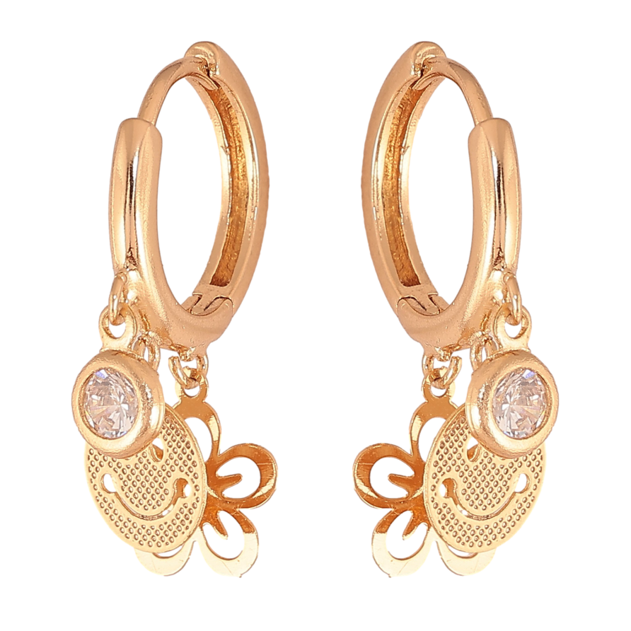 Сережки Xuping колір Позолота 18К підвіски на колечках "Декоративні підвіски" фото №1 Сережки Xuping колір Позолота 18К підвіски на колечках "Декоративні підвіски" фото №1