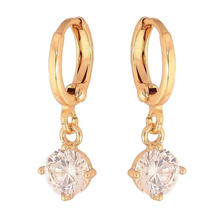 Сережки Xuping колір Позолота 18К підвіски на колечках "Кристали" ø 6мм фото №12 Сережки Xuping колір Позолота 18К підвіски на колечках "Кристали" ø 6мм фото №12