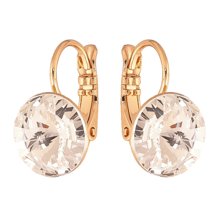 Сережки Xuping колір Позолота 18К французький замок "Кристали" ø 11мм фото №14 Сережки Xuping колір Позолота 18К французький замок "Кристали" ø 11мм фото №14