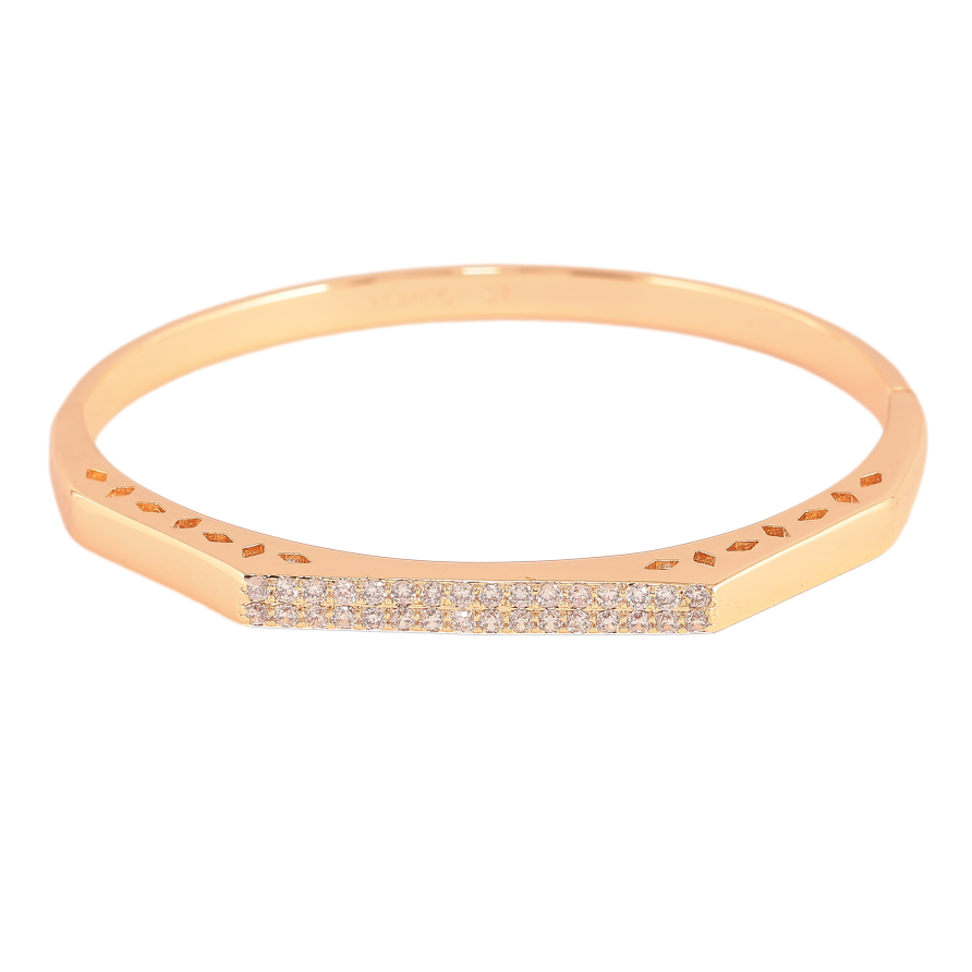 Браслет Xuping M&L цвет 18К "Инкрустация кристаллами" ø 5.7см фото №1 Браслет Xuping M&L цвет 18К "Инкрустация кристаллами" ø 5.7см фото №1